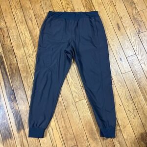 Three Pocket Scrub Pants Pewter Grey Jogger Yoga Waistband